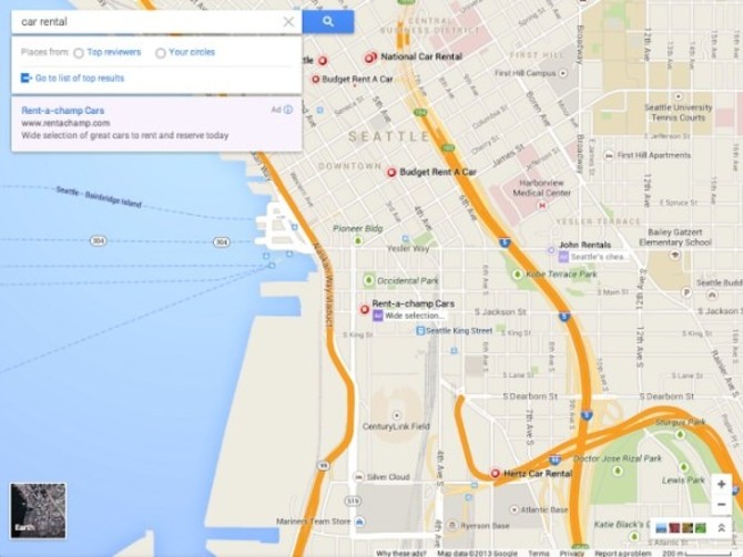 redesign google map