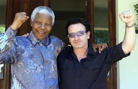 Mandela a Bono