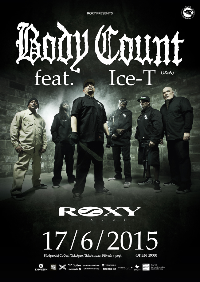 Body Count v čele s Ice-T - v Roxy