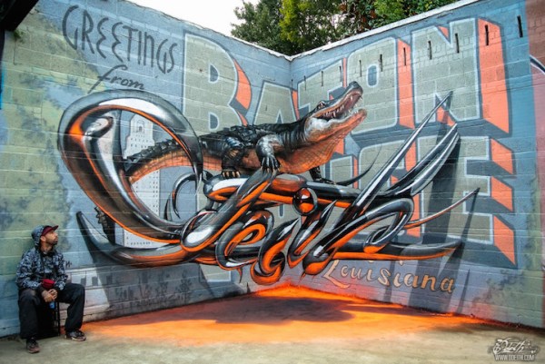 Levitující graffiti (Odeith)