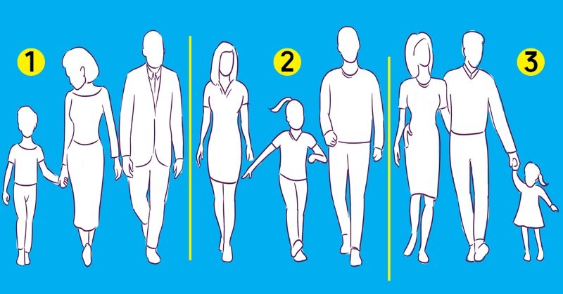 Logický test: která rodina je nejpřátelštější? Vše je viditelné pouhým okem