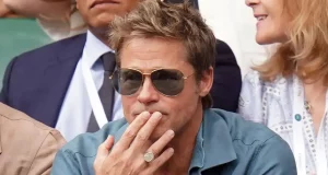 Brad Pitt na Wimbledonu 2023 Foto: Adam Davy/PRESS ASSOCIATION