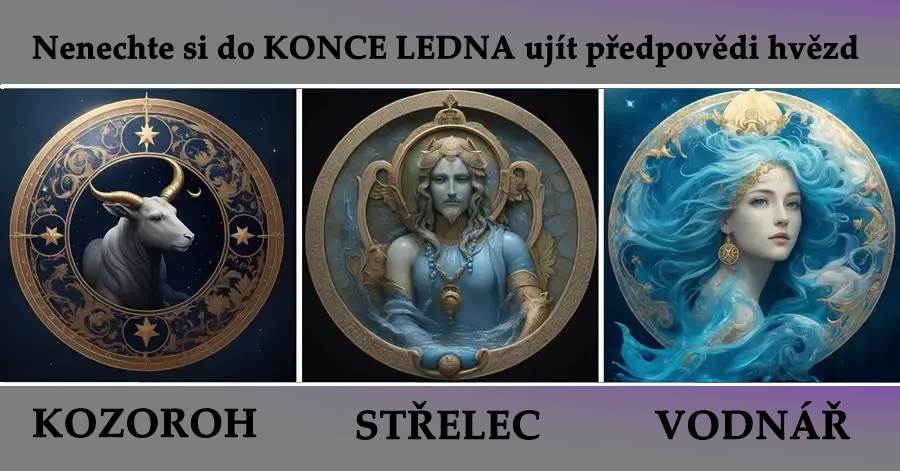 KOZOROH, STŘELEC a VODNÁŘ: Nenechte si do KONCE LEDNA ujít předpovědi hvězd, které vám vyrazí dech! Očekávejte neočekávané!