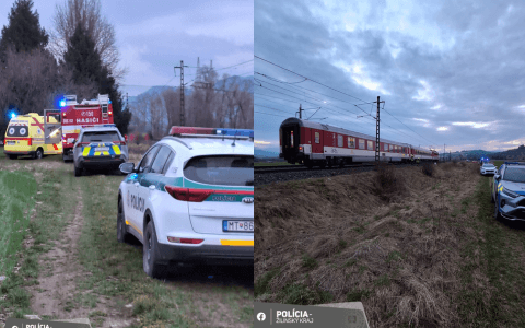 Tragický incident na železniční trati u obce Beňadiková: Vlak srazil ženu s dítětem!