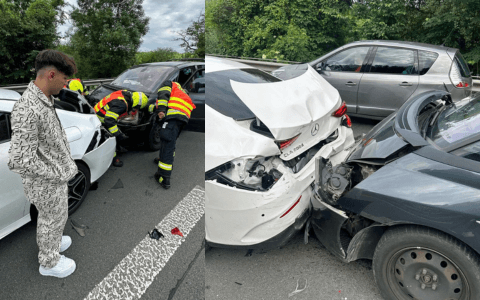 Jan Bendig měl autonehodu. Do jeho mercedesu vrazila řidička renaultu