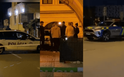 Rušná noc v centru Prešova skončila střelbou. Střelec byl dopaden