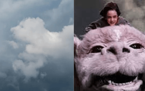 Bouře nad Tatrami přinesla nejen dramatické počasí, ale také magický okamžik, kdy se na obloze zjevil drak Falco z Nekonečného příběhu!