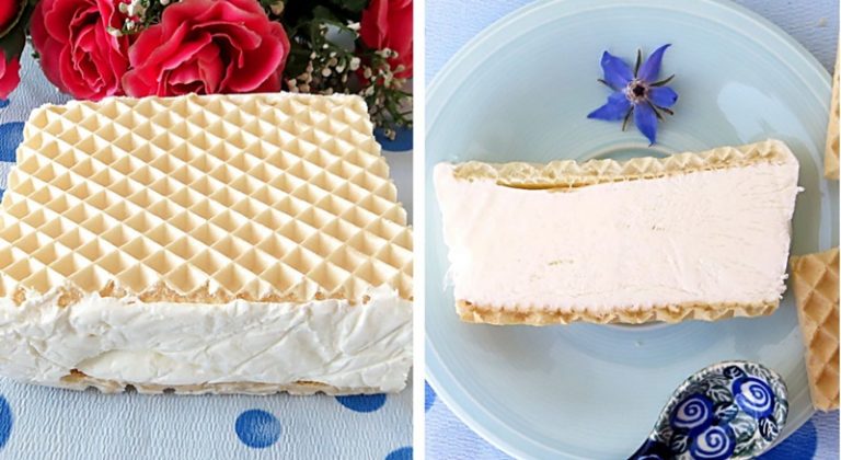 Recept na zmrzlinu, kterou jsme jedli jako děti. Potřebujete pouze 2 ingredience a oplatky