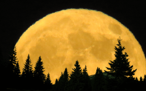 Unikátní astronomická událost: Měsíc bude nejníže své dráhy nad Českem