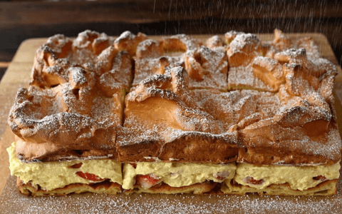 Tento recept na lahodné krémové řezy je starý více než 100 let! Moje babička ho kdysi učila