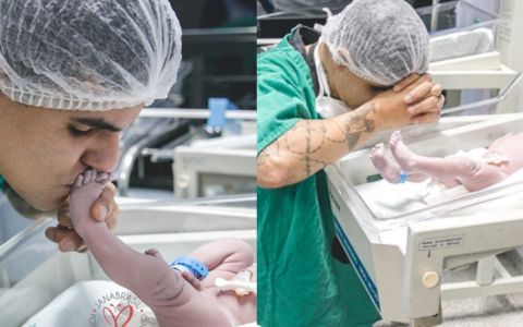 Fotografie otce modlícího se za své dítě dojala svět: Nic krásnějšího jste neviděli