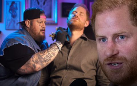 Princ Harry si nechal potetovat krk a ohromil svět (VIDEO)