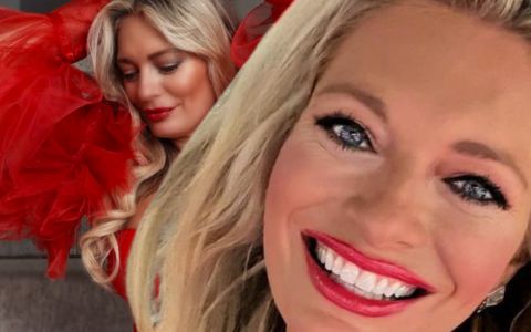 Lucie Borhyová oslnila valentýnským snímkem: Odvážný dekolt vzbudil bouřlivé reakce!