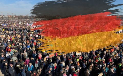 Masové protesty v Německu: Statisíce lidí proti pravicovému extremismu