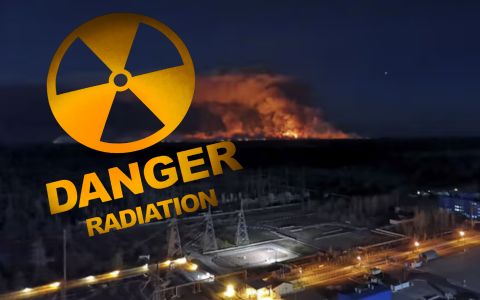 Požár v Černobylu: Ruský dron zasáhl ochranný sarkofág