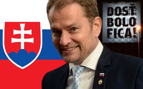 Matovič znovu provokuje: Nápis „Dosť bolo Fica“ na ministerstvu vnitra rozpoutal právní bitvu
