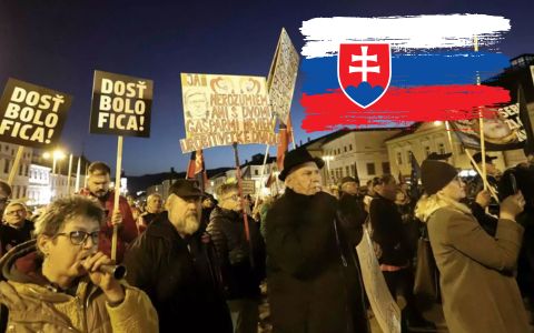 Protest „Slovensko je Európa“ opět v ulicích: Banská Bystrica jako jediné město nezahálelo