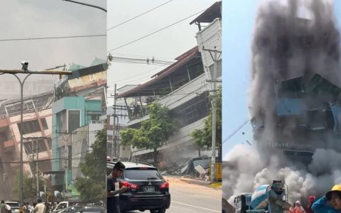 Otřesy, které změnily metropoli: Bangkok v troskách po silném zemětřesení