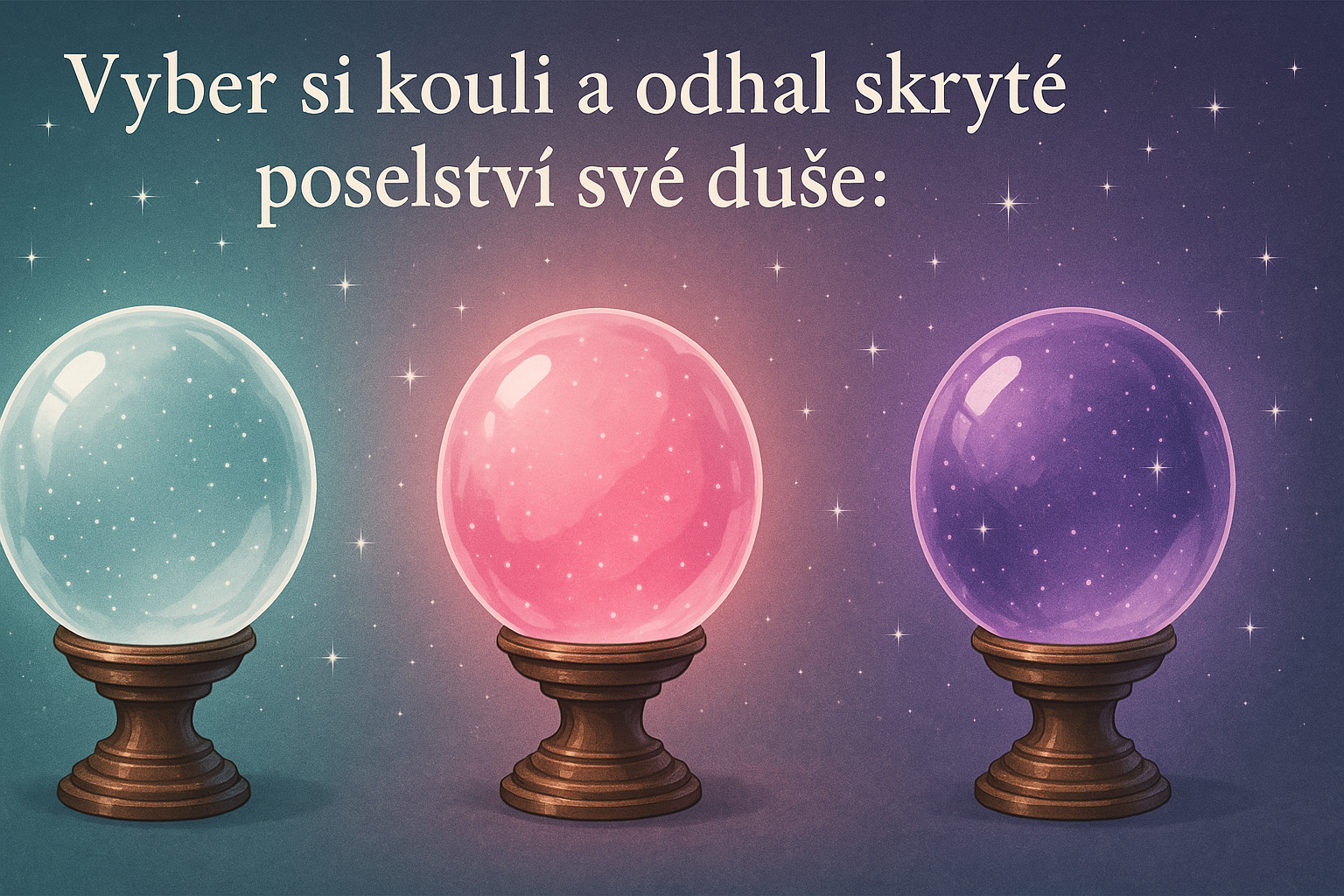 Vyber si kouli a odhal skryté poselství své duše: Která tě dnes volá nejvíc? 🔮✨