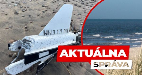 Další ruský dron nalezen v Evropě: trosky dronu vyplavilo moře na pláž