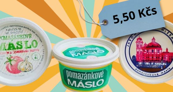 Pamatujete na pomazánkové máslo? Stálo 5,50 Kčs a chutnalo celému Česku