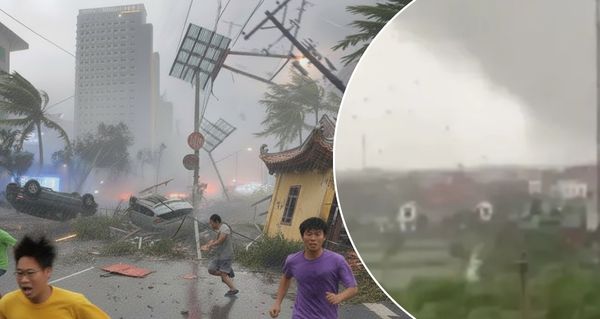 Neuvěřitelný úkaz: Tajfun proměnil Vietnam v bojiště s tornády