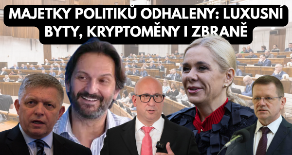 Co všechno vlastní Slovenští ministři? Z toho Vám spadne brada!
