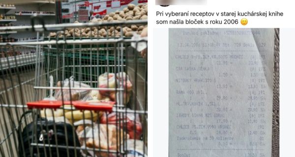 Návrat do minulosti: Podívejte se, co si žena koupila za 4 eura v roce 2006