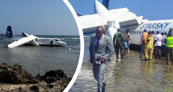Horor na letišti! Letadlo s 55 lidmi skončilo po přistání v moři