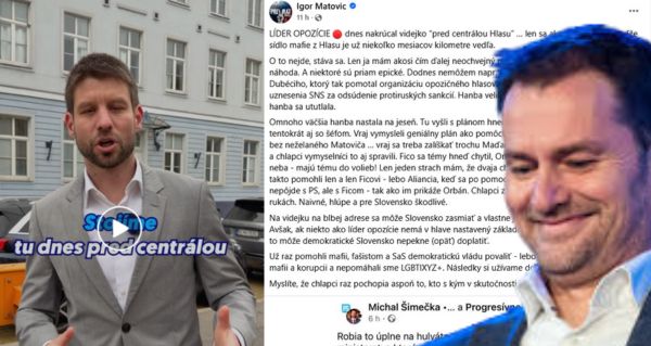 Tohle se nepovedlo: Šimečka šlápl vedle a Matovič ho nešetřil
