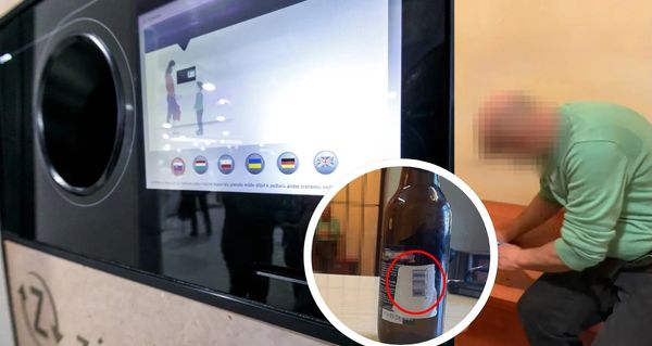 Myslel si, že přelstil automat na lahve. Teď mu hrozí basa