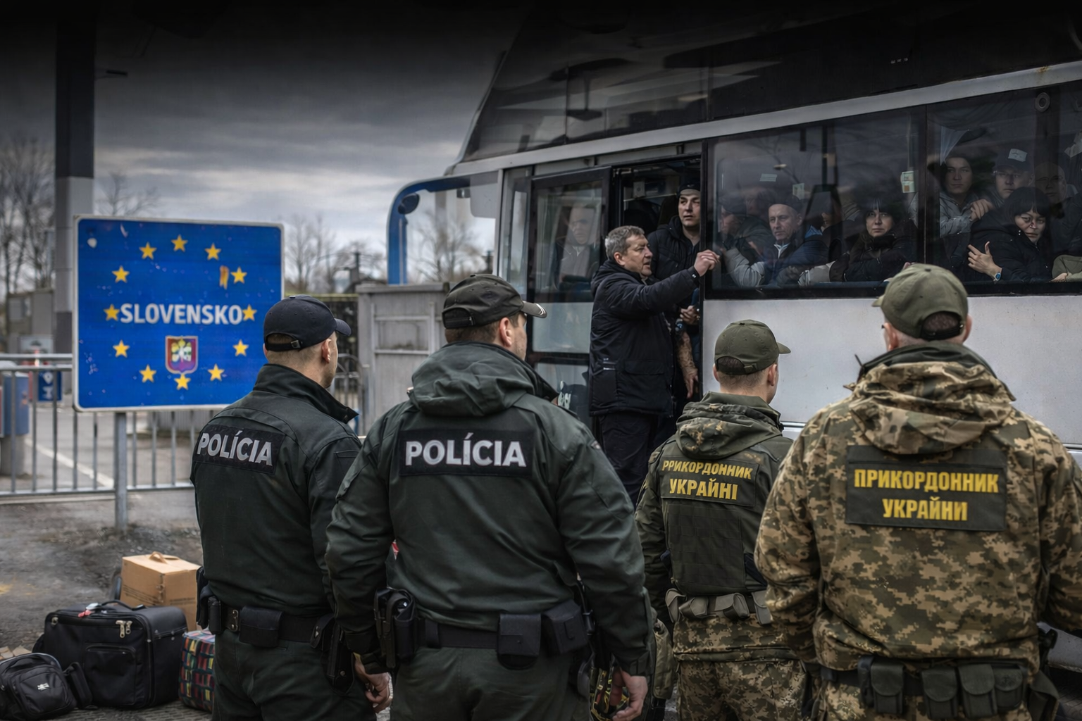 Autobus plný Rusů bez dokladů: Rutinní kontrola odhalila nelegální převoz, pomáhali jim Ukrajinci