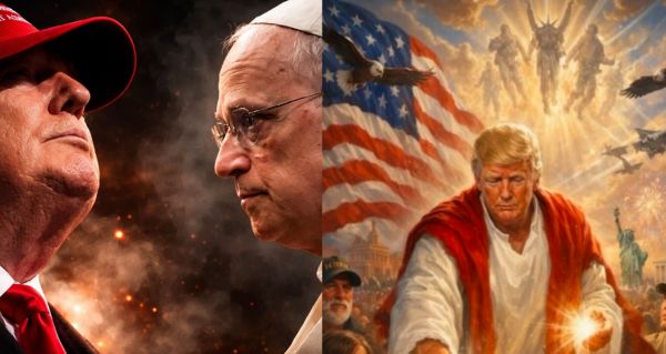Trump se po útoku na papeže pasoval do role Ježíše