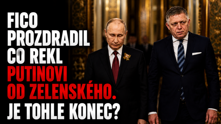 Fico po návratu z Moskvy šokoval Evropu. Tohle měl říct Putinovi o Zelenském