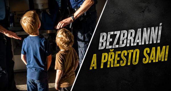 Nechala malé syny v lese se zavázanýma očima. Matka, tvrdí, že šlo o hru