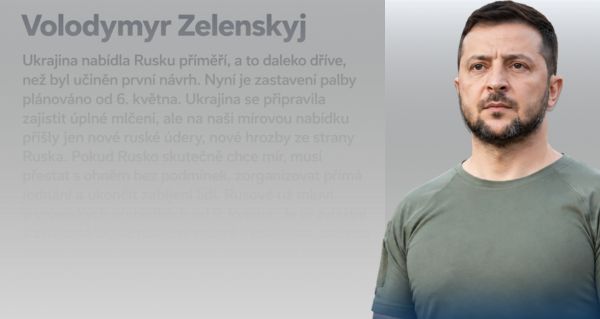 Zelenskyj poslal tvrdý vzkaz Moskvě: „Pokud chtějí mír, musí přestat zabíjet.“