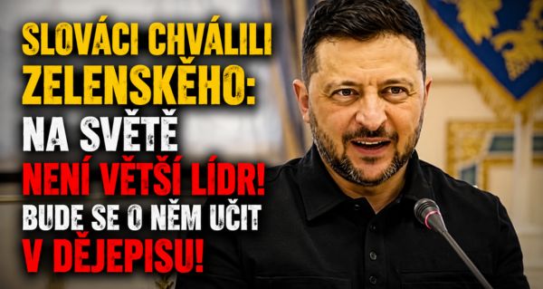 Slováci se kvůli Zelenskému úplně rozhádali. „Na světě není větší lídr!“