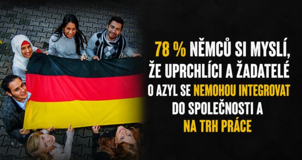 Němci ztrácejí trpělivost? Většina lidí nevěří, že se uprchlíci dokážou začlenit do společnosti