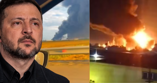 Rusko hoří už druhý den! Zelenskyj vyslal Putinovi mrazivý osmislovný vzkaz