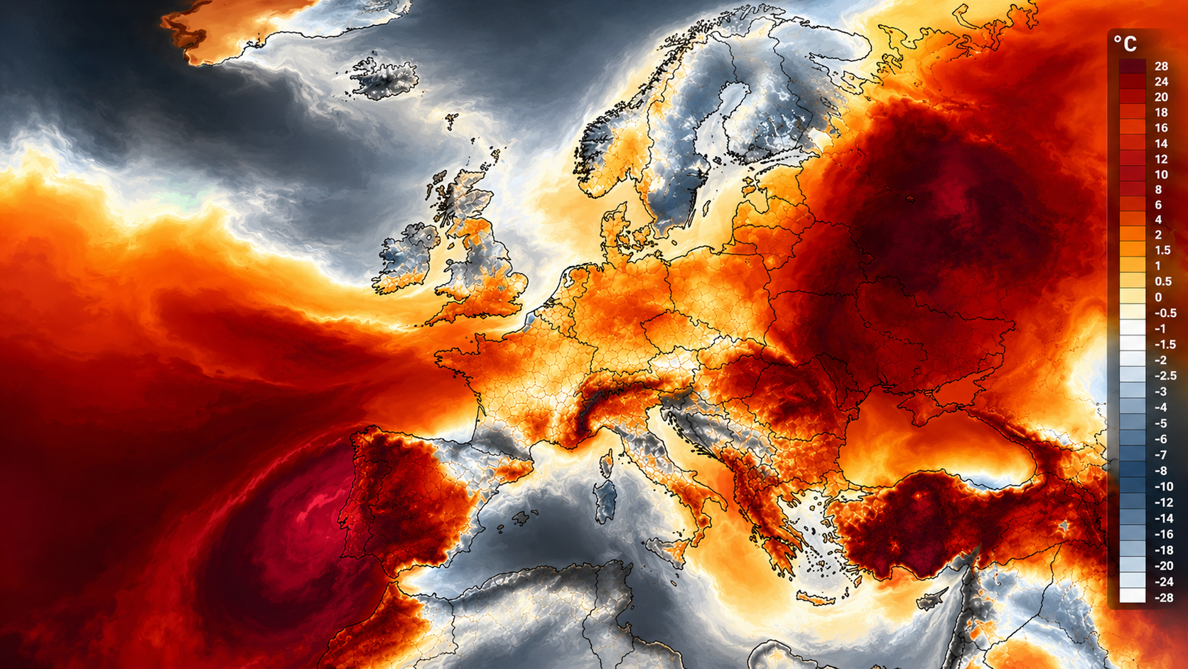 „Brány pekla zůstávají otevřené.“ Evropě hrozí další vlna extrémních veder, teploty mohou vystoupat až na 47 °C