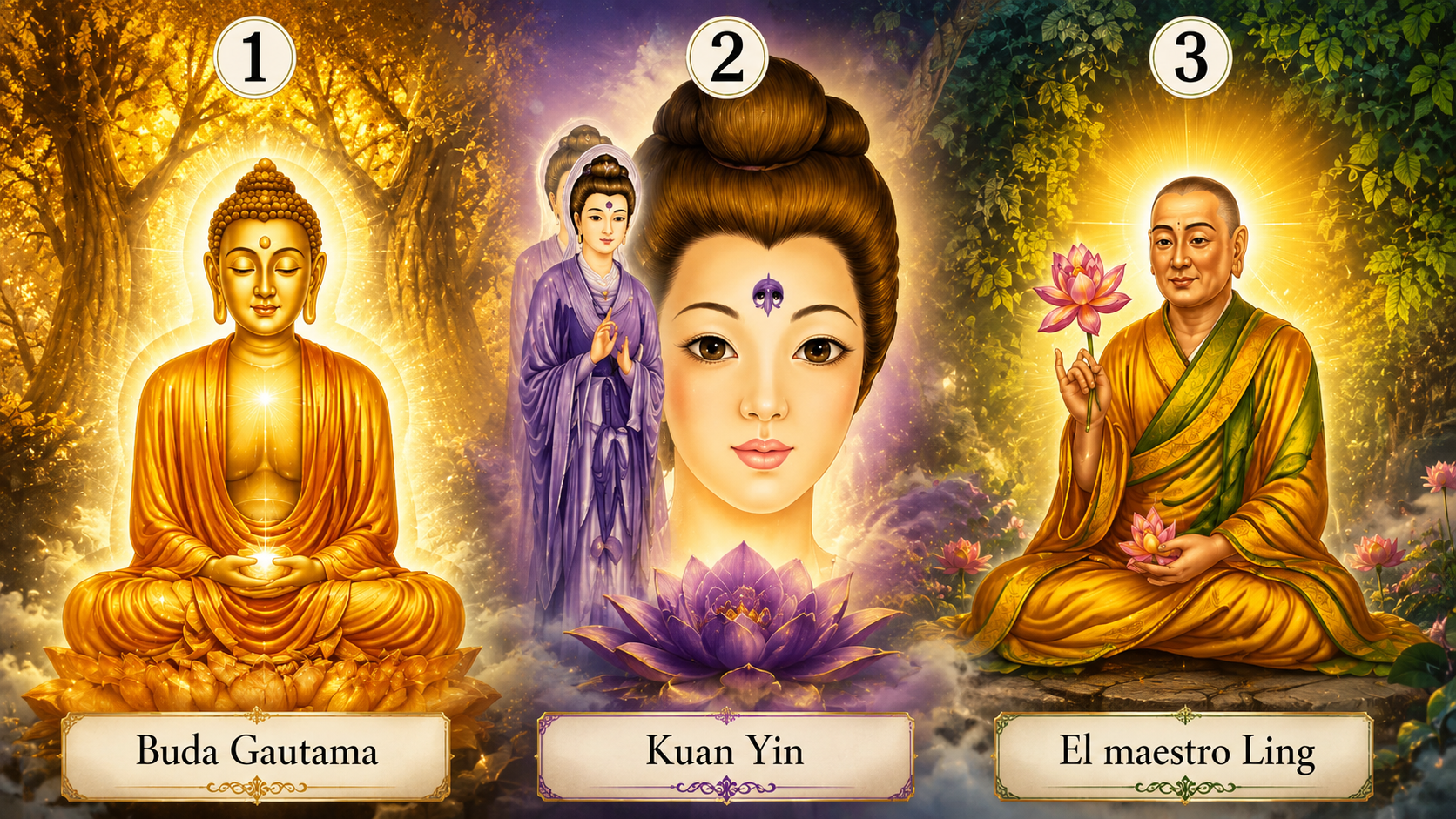 Buddha, Kuan Yin, nebo mistr Ling? Vyberte si a objevte své skryté životní téma