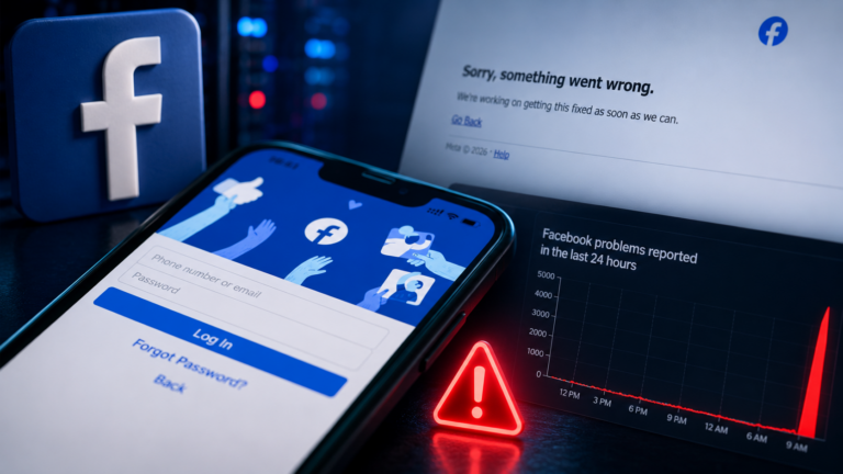 Masivní výpadek Facebooku, Messengeru i Instagramu: Uživatelé se nemohli přihlásit, Meta už služby obnovila