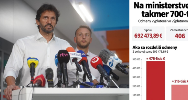 Dvojí metr na slovenském ministerstvu vnitra? Policisté dostali 150 eur, úředníci v průměru přes 1700 eur