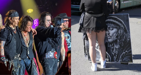 Johnny Depp rozpálil Prahu: S Hollywood Vampires vzal do ruky kytaru a fanynky šílely