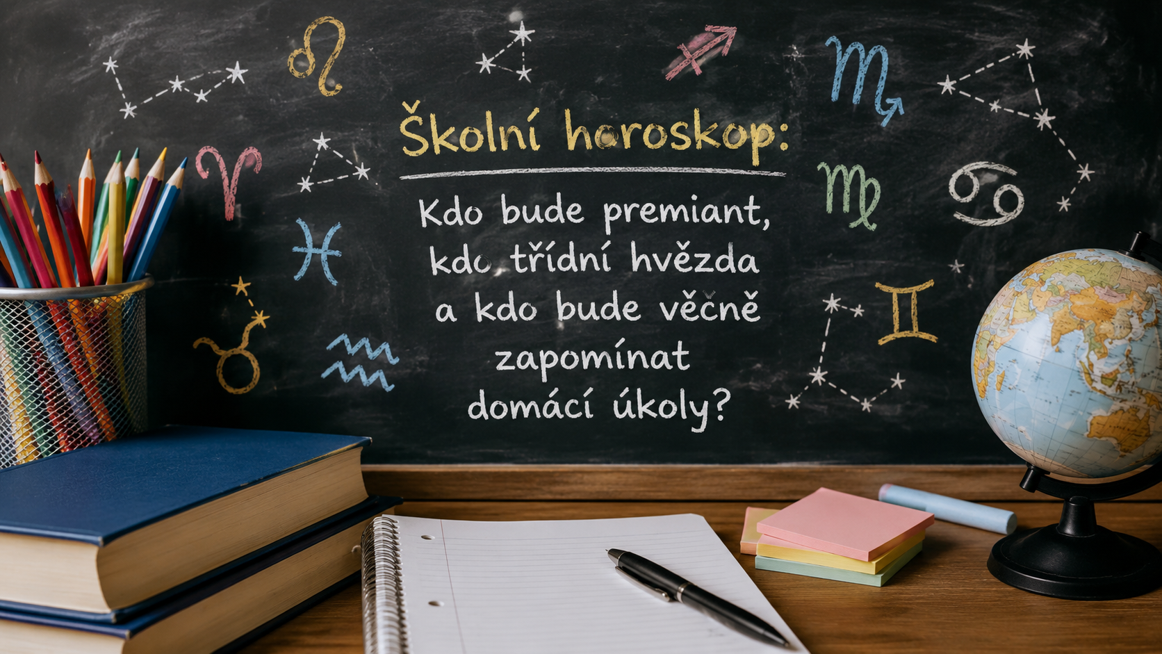 Školní horoskop: Kdo bude premiant, kdo třídní hvězda a kdo bude věčně zapomínat domácí úkoly?