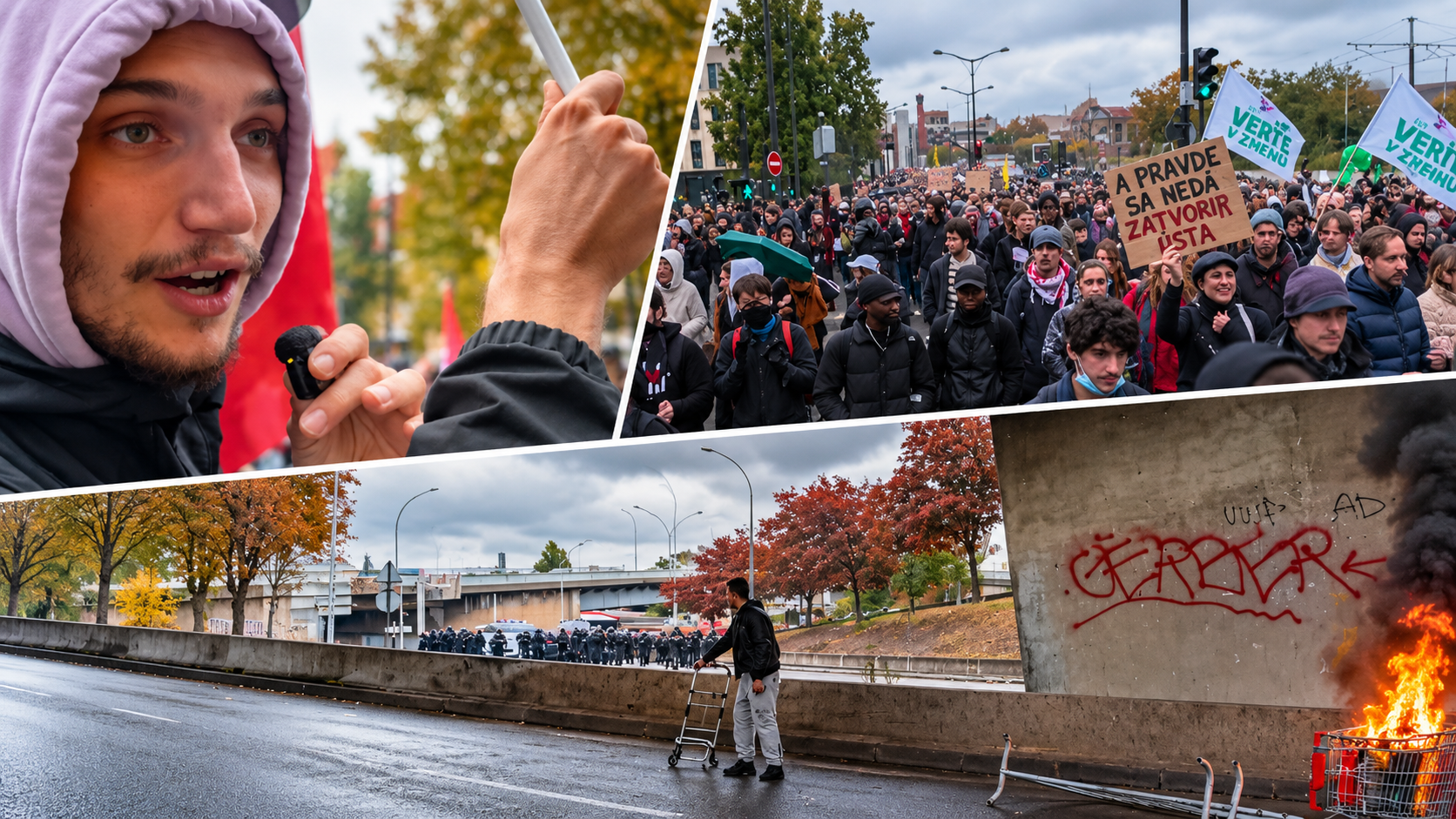 Paříž zvládla další masový protest bez chaosu: 142 zadržených, stovky výtržníků na konci pochodu. Další akce už má datum